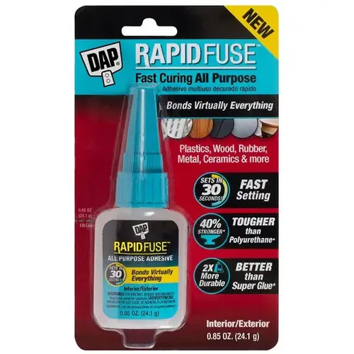DAP RapidFuse All Purpose Adhesive Clear DAP RapidFuse All Purpose Adhesive Clear
