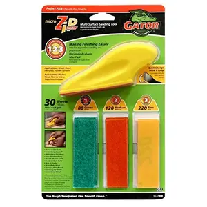 Gator Grip 7800 80/120/220-G Micro Zip Sander Tool Kit pack of 30