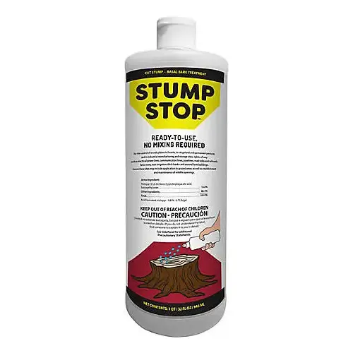 Stump Stop Weed Killer, Liquid, Clear/Light Yellow, 32 oz