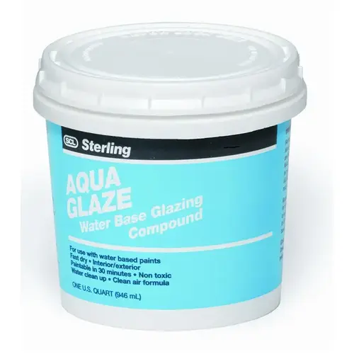 Aqua Glaze Water Base Glazing Compound 1 Qt Aqua Glaze Water Base Glazing Compound 1 Qt