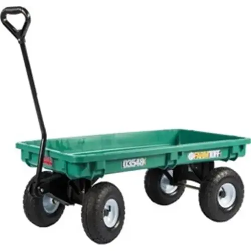 20X38 PLASTIC DECK WAGON 03548-FF W/FF TIRES 20X38 PLASTIC DECK WAGON 03548-FF W/FF TIRES