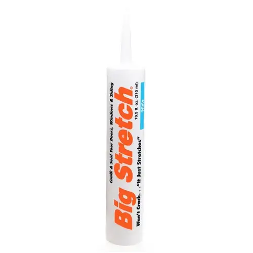 Acrylic Caulk, White, -30 to 250 deg F, 10.5 oz Cartridge Acrylic Caulk, White, -30 to 250 deg F, 10.5 oz Cartridge