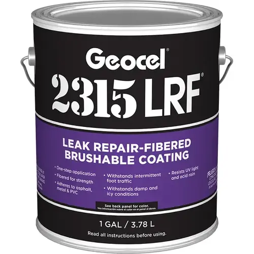 2315LRF Leak Repair - Fibered Brushable Coating- 1 QUART 2315LRF Leak Repair - Fibered Brushable Coating- 1 QUART
