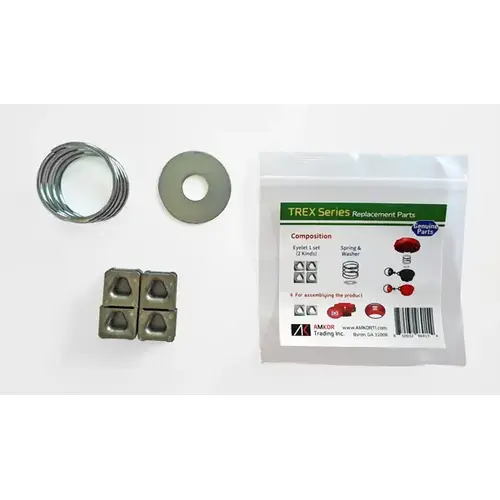 Tri-Clone Trex Replacment Parts Kit - Spring, Eyelets, & Washer set