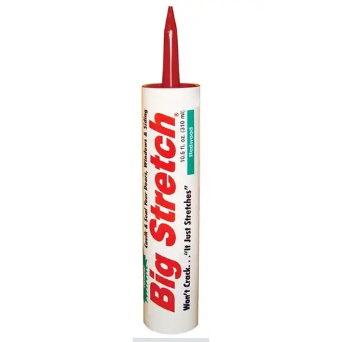 Acrylic Caulk, Redwood, -30 to 250 deg F, 10.5 oz Cartridge Acrylic Caulk, Redwood, -30 to 250 deg F, 10.5 oz Cartridge