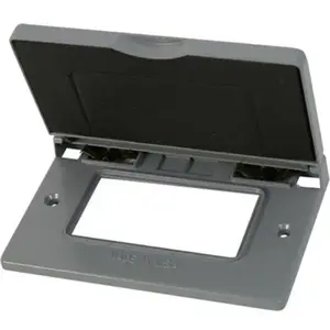 Greenfield CGFIHPS Outlet Box Cover 1-Gang GFI Horizontal - Gray