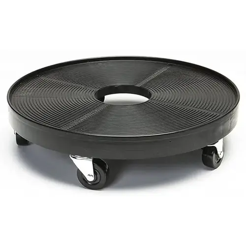 16" PLANT DOLLY W/DRAIN HOLE DEV3000B BLACK