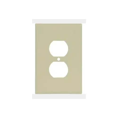 WALLPLATE 1 GANG DPX IVRY 1PK - pack of 10