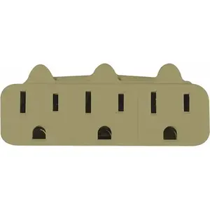 GoGreen Power GG-13000TT Tap 3-Outlet Non-Grounding (NEMA 1-15) - Tan