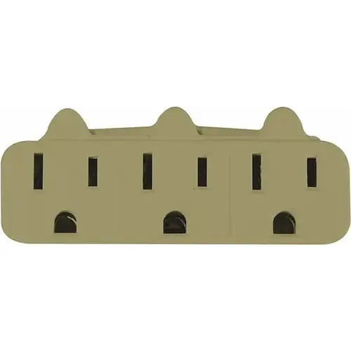 Tap 3-Outlet Non-Grounding (NEMA 1-15) - Tan