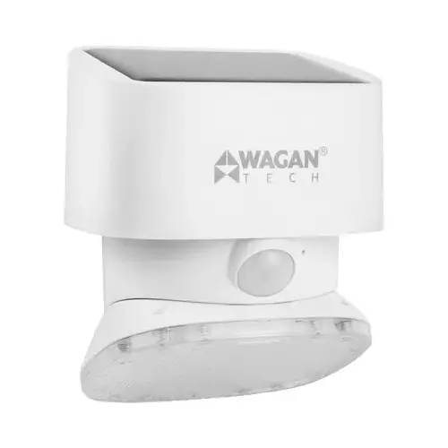 Security Wall Light Motion-Sensing Solar Powered LED White White - pack of 6 Security Wall Light Motion-Sensing Solar Powered LED White White - pack of 6