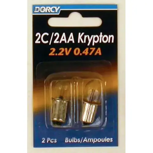 Replacement Bulb, Bulged Lamp, Krypton Lamp - Pair Clear Replacement Bulb, Bulged Lamp, Krypton Lamp - Pair Clear