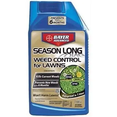 BioAdvanced Season Long Weed Control for Lawns Concentrate - 29 oz. White 704050B BioAdvanced Season Long Weed Control for Lawns Concentrate - 29 oz. White 704050B