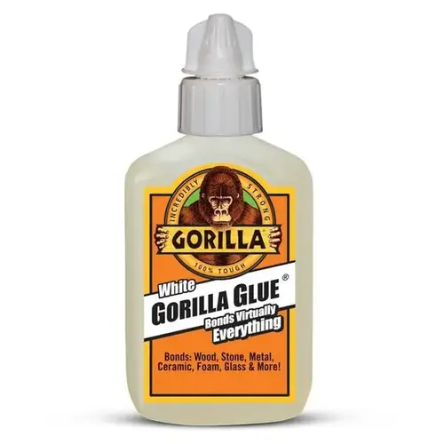 Quick-Cure Gorilla Glue, 2 oz. Bottle Clear Yellow Quick-Cure Gorilla Glue, 2 oz. Bottle Clear Yellow