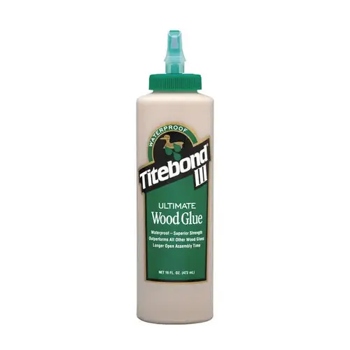 Titebond III Ultimate Wood Glue 16 oz Brown Titebond III Ultimate Wood Glue 16 oz Brown