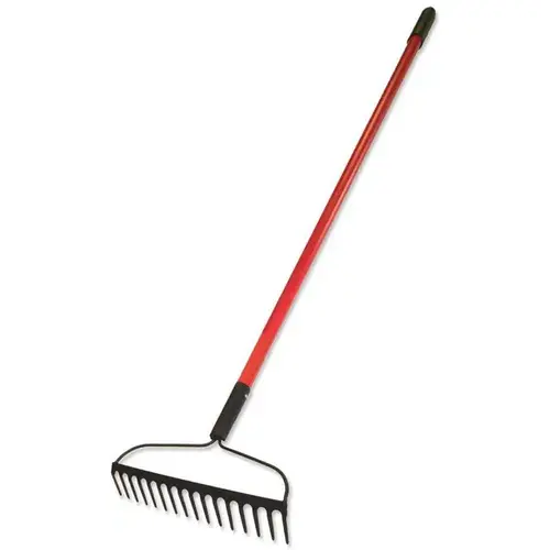 Bow Rake, 4 in L Head, 16 in W Head, 16 -Tine, Steel Tine, Steel Head, 58 in L Handle Bow Rake, 4 in L Head, 16 in W Head, 16 -Tine, Steel Tine, Steel Head, 58 in L Handle