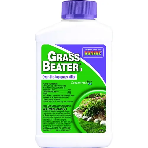 Grass Beater "Over the Top" Weed Killer 8-oz Amber Grass Beater "Over the Top" Weed Killer 8-oz Amber