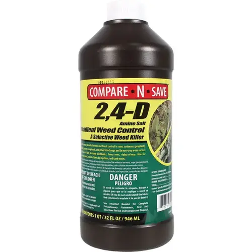 Broadleaf Weed Control, Liquid, Spray Application, 32 oz