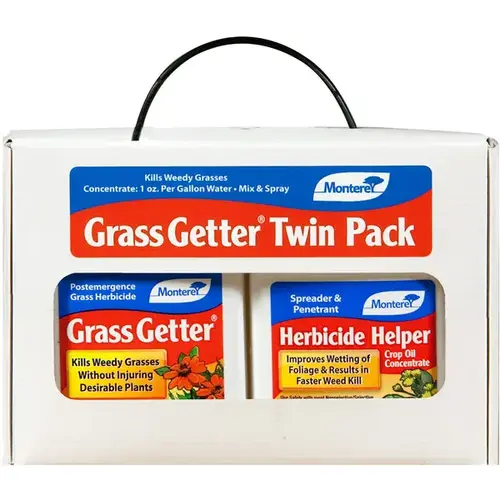 Grass Getter Plus Herbicide Helper Twin Pack 1/2 Pint Each Grass Getter Plus Herbicide Helper Twin Pack 1/2 Pint Each