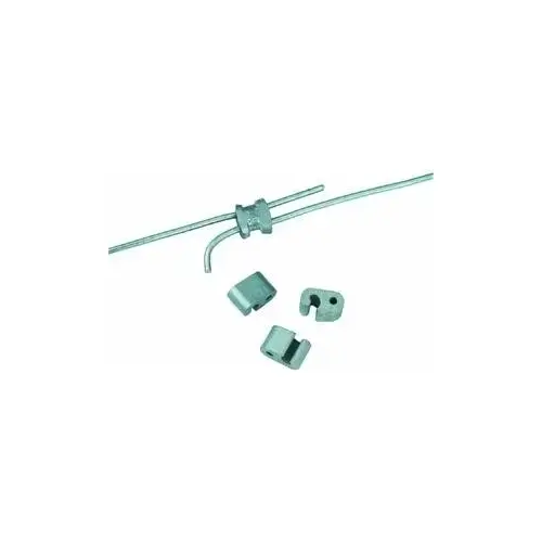 12-1/2 Ga. to 14 Ga. Metal Splicing Sleeve (10-Pack) Silver