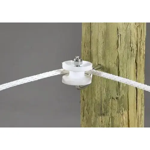 Electric Fence Corner Post Bracket Kit, White Electric Fence Corner Post Bracket Kit, White
