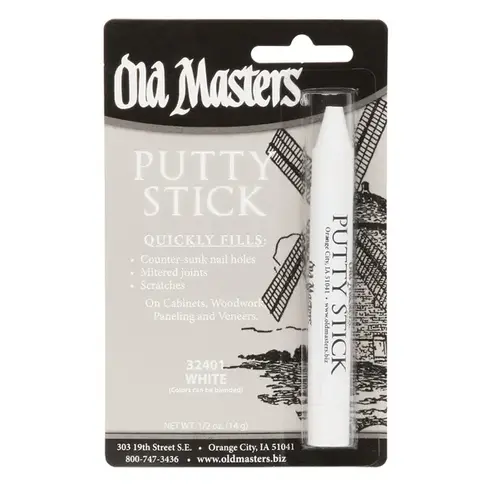 Putty Stick, Solid, White, 1/2 oz