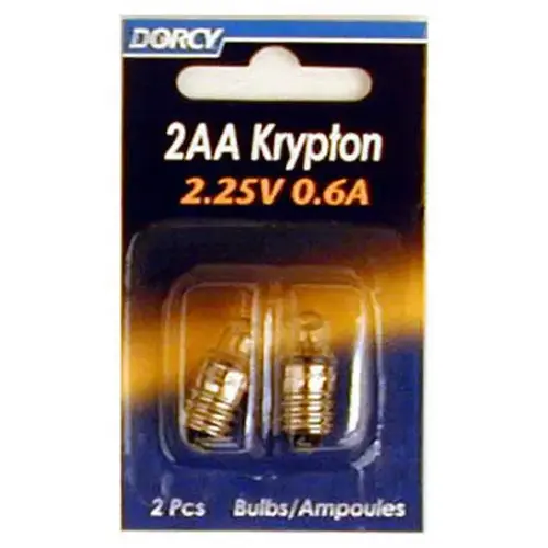 Replacement Bulb, Screw Lamp Base, Krypton Lamp - Pair Clear