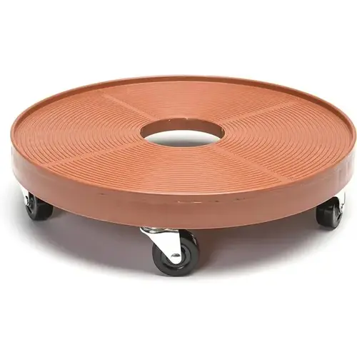 16" PLANT DOLLY W/DRAIN HOLE DEV3000P TERRA COTTA