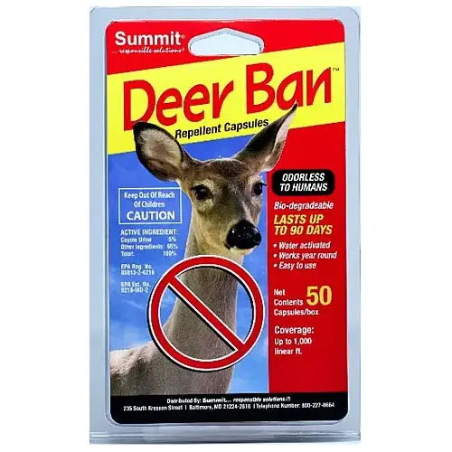 Deer Ban Repellent Capsules - - Covers 1,000 Linear Ft. Deer Ban Repellent Capsules - - Covers 1,000 Linear Ft.