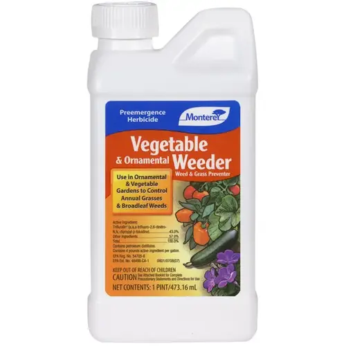 Vegetable & Ornament Weeder Pre-Emergence Herbicide, Pt.