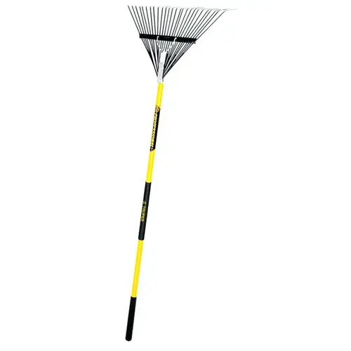 Leaf Rake Tru-Pro 72" 26 Tine Steel Fiberglass Handle - pack of 6 Leaf Rake Tru-Pro 72" 26 Tine Steel Fiberglass Handle - pack of 6