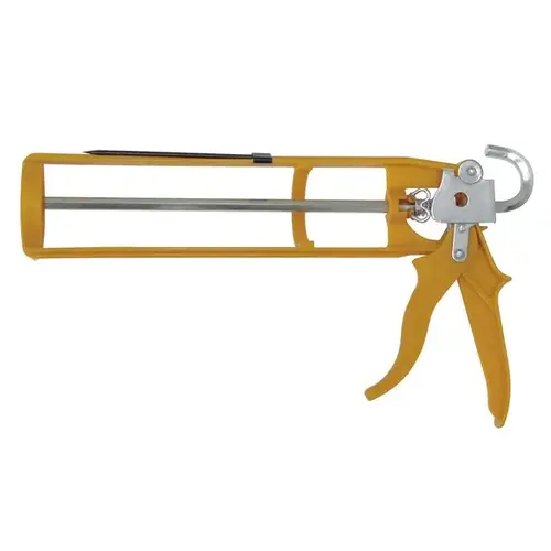 Caulking Gun Professional Steel Drip Free Red