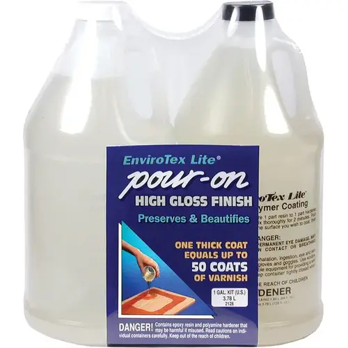 Finish High-Gloss Clear 1 gal Clear - pack of 2