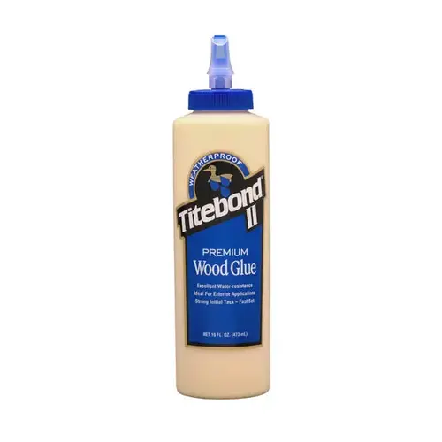 Titebond II Premium Wood Glue 16 oz Yellow Titebond II Premium Wood Glue 16 oz Yellow