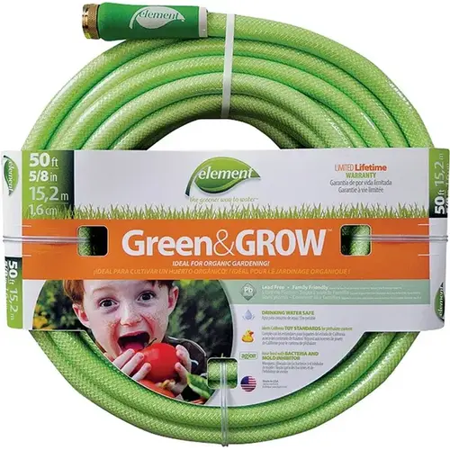 ELGG58050 Garden Hose, 50 ft L, Vinyl, Bright Green ELGG58050 Garden Hose, 50 ft L, Vinyl, Bright Green