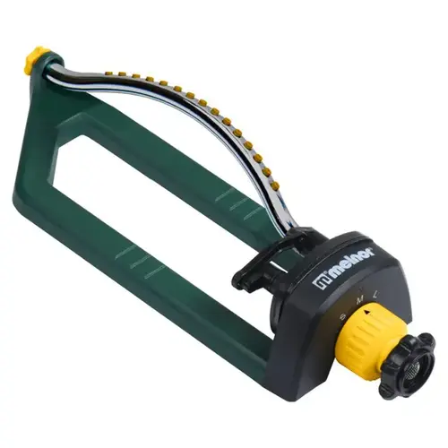 Oscillating Sprinkler Plastic Sled Base 3000 sq ft Green Oscillating Sprinkler Plastic Sled Base 3000 sq ft Green