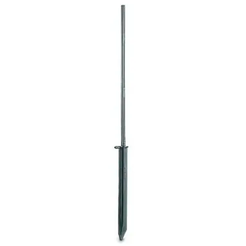 RISER1PK Riser Stake, 1/4 in Dia, 12 in L, Plastic, Black