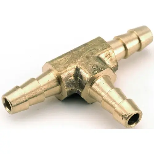 Tee Connector Brass 1/4" D X 1/4" D