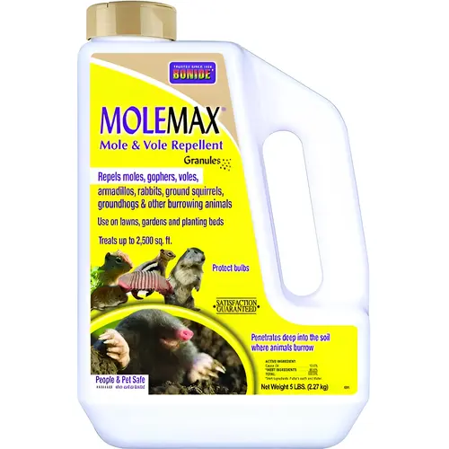 Molemax Mole & vole Repellent Granules - 5 lbs
