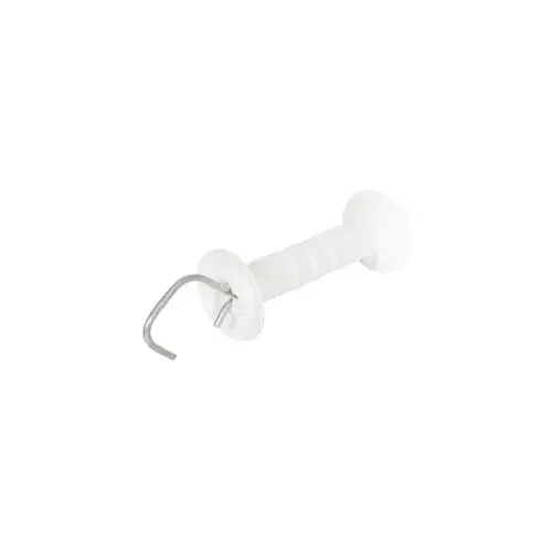 Electric Fence Insulated Gate Handle, White, Small