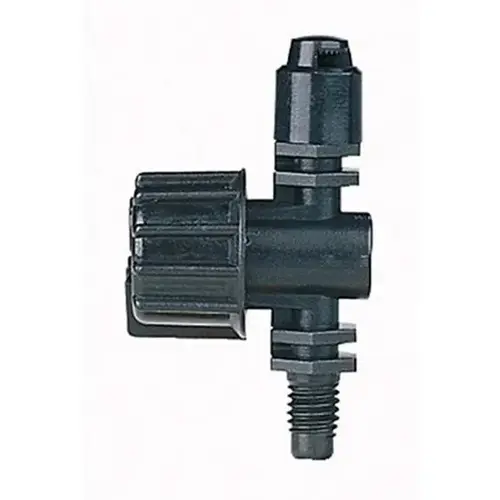 180-Degree Threaded Microsprays - Pair Black