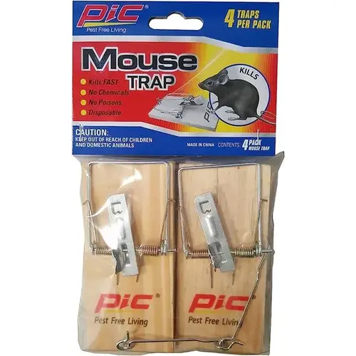 BAIT PEDAL WOOD MOUSE TRAP