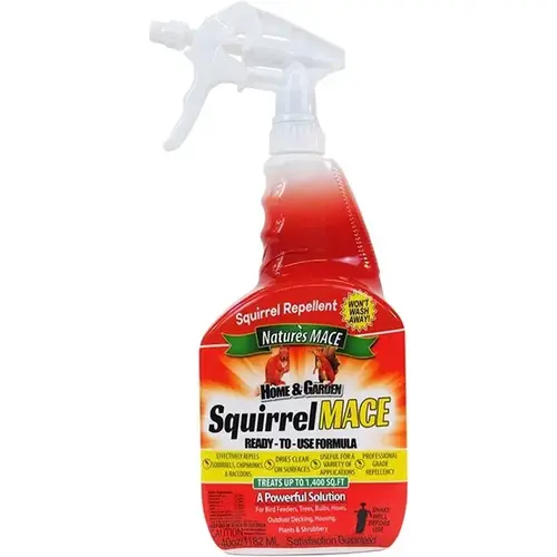 Squirrel Mace Repellant, All Natural, 40 oz. RTU Spray