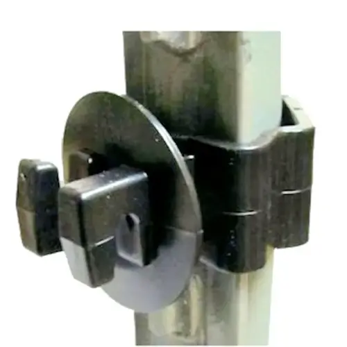 Snug Snap-On Black Polyethylene Electric Fence Insulator (25-Pack)