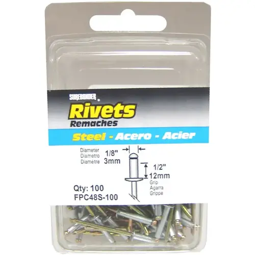 Surebonder Steel Rivets 1/8" pack of 100 Surebonder Steel Rivets 1/8" pack of 100