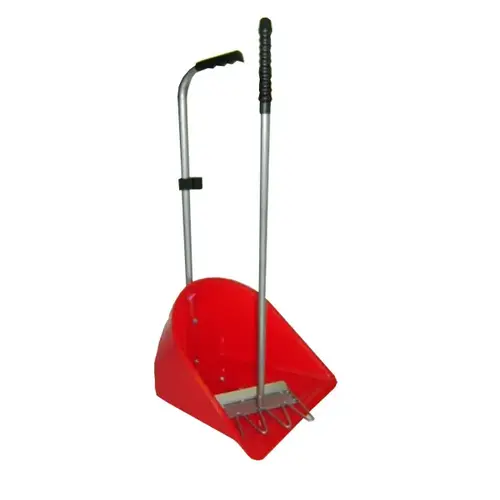 Tuff Stuff Manure Scoop with Rake - Red