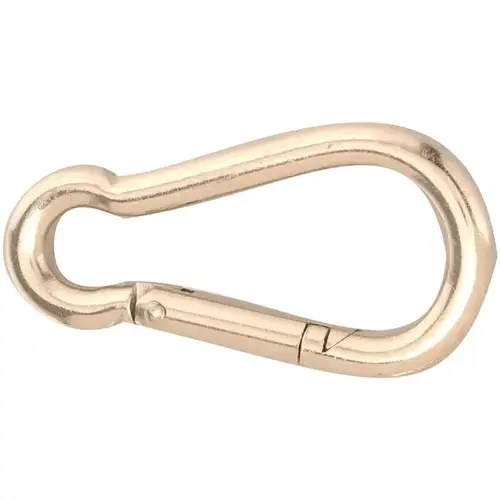 Spring Link Polished Stainless Steel 260 lb 3.54" L Polished Spring Link Polished Stainless Steel 260 lb 3.54" L Polished