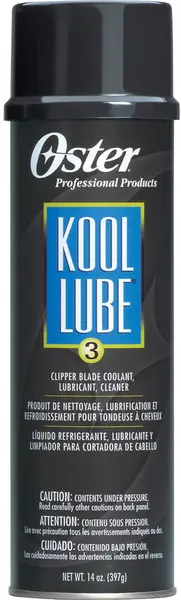 NEWELL BRANDS DISTRIBUTION LLC Oster Kool Lube 3 - 14 oz 076300-101-005 NEWELL BRANDS DISTRIBUTION LLC Oster Kool Lube 3 - 14 oz 076300-101-005