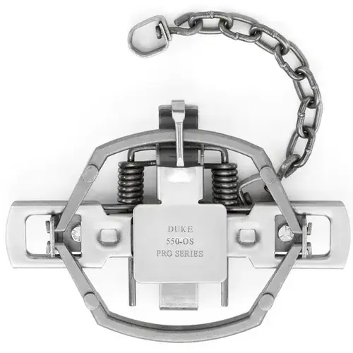 Duke Pro Series 550 OS Coil Spring Trap 5.5" Jaws