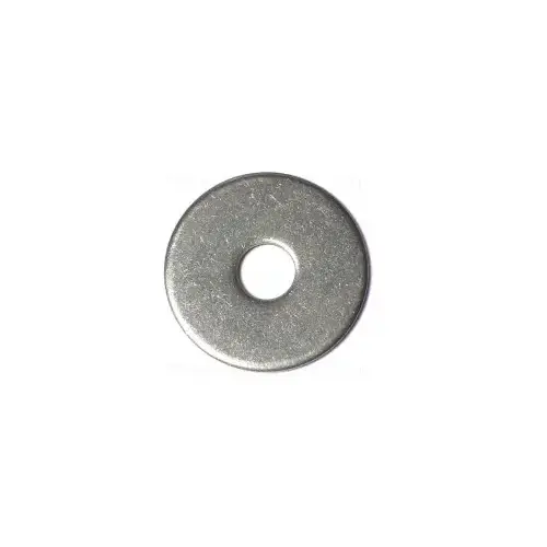 Fender Washer, 1/2 in ID, 2 in OD, Zinc, Zinc - pack of 100